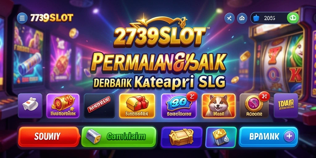 Tampilan gameplay seru dari 2739SLOT dengan berbagai slot menarik.