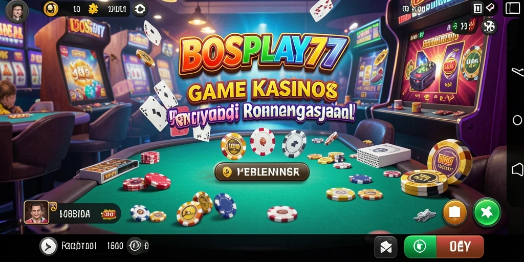 Tampilan gameplay Kasino yang menarik dan menegangkan di BOSPLAY77.