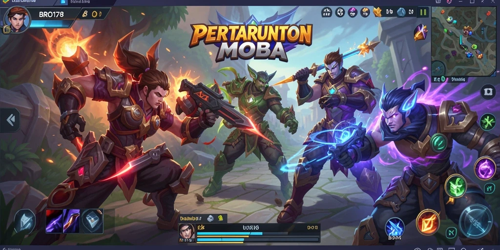 Tampilkan aksi seru dari game MOBA BRO178 yang mendebarkan.