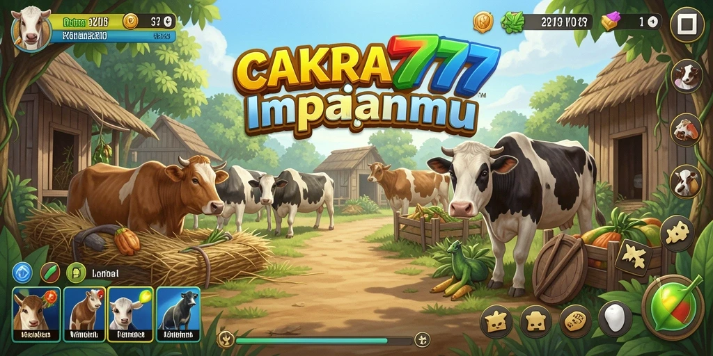 Gameplay seru dan menantang di CAKRA777 dengan berbagai aktivitas bertani.