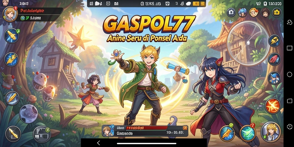 Tampilan gameplay GASPOL77 yang menarik dan penuh warna.