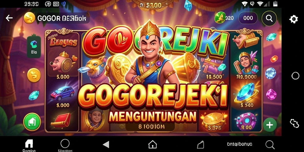 Tampilan gameplay GOGOREJEKI dengan animasi Slot yang menarik.