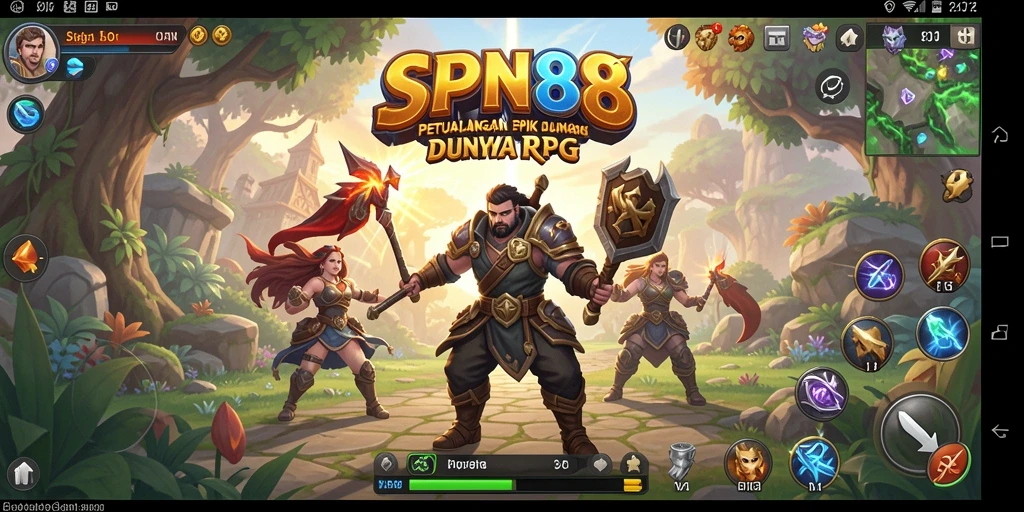 Tangkapan layar SPN88 menunjukkan aksi seru dalam permainan RPG yang mendebarkan.